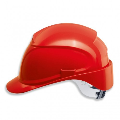 Каска защитная (строительная) UVEX™ Эйрвинг 9762.330 с храповиком | Цвет: красный