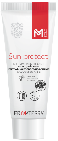 Защитный крем M SOLO Sun protect для рук, лица и открытых участков тела | 100мл.  