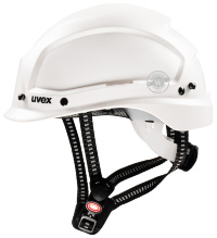 Каска защитная (строительная, альпинистская) UVEX™ Феос Алпайн 9773.050 с храповиком | Цвет: белый