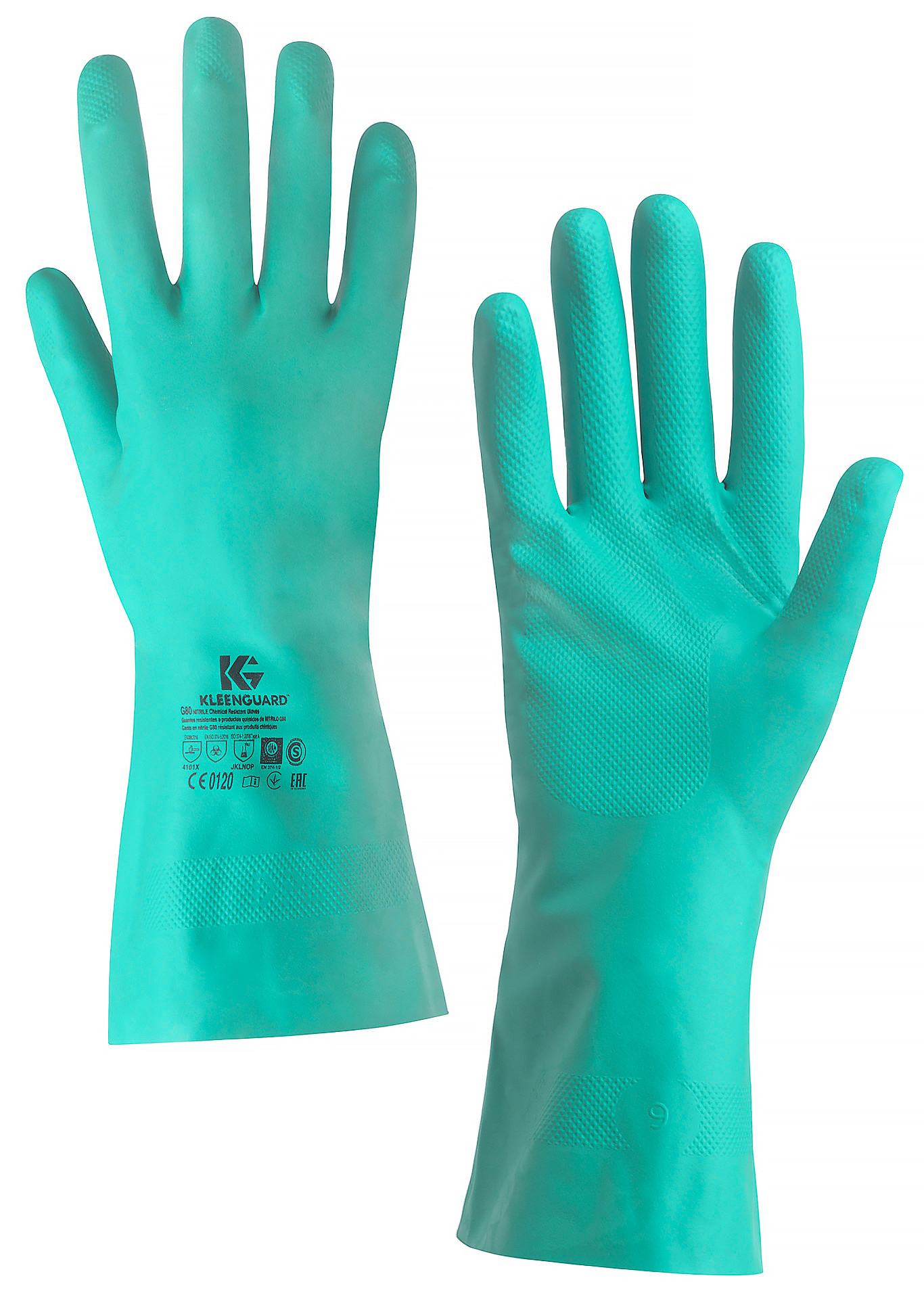Перчатки KLEENGUARD™ G80 / Green Nitrile