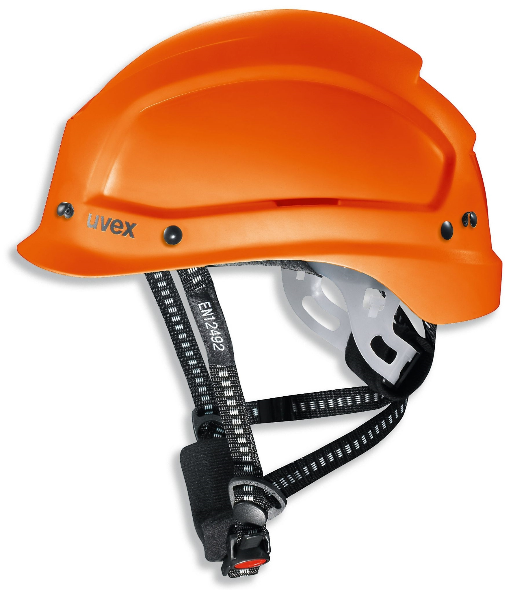 Каска защитная (строительная, альпинистская) UVEX™ Феос Алпайн 9773.250 с храповиком | Цвет: оранжевый