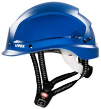 Каска защитная (строительная, альпинистская) UVEX™ Феос Алпайн 9773.550 с храповиком | Цвет: синий