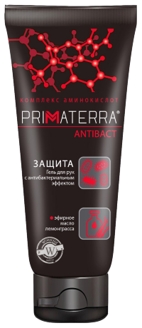Защитный гель PRIMATERRA Antibact для рук | 100мл.