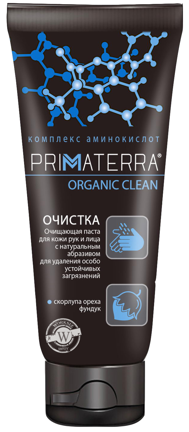 Очищающая паста PRIMATERRA Organic Clean для рук и лица | 200, 1000 мл. 