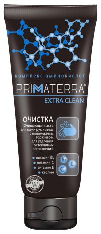 Очищающая паста PRIMATERRA Extra Clean для рук и лица | 200, 1000 мл. 