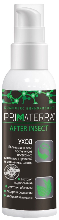 Регенерирующий (восстанавливающий) бальзам PRIMATERRA After Insect для кожи | 100мл.