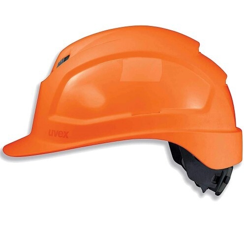 Каска защитная (строительная) UVEX™ Феос IES 9772.240 с храповиком | Цвет: оранжевый