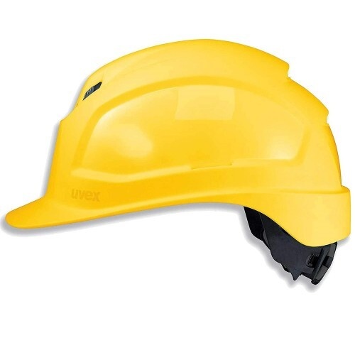 Каска защитная (строительная) UVEX™ Феос IES 9772.140 с храповиком | Цвет: жёлтый
