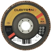 Шлифовальный лепестковый круг 3M™ 967A Cubitron™ II P60, 125x22 мм | 65055