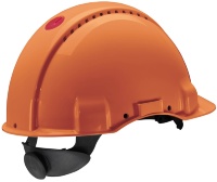 Каска защитная (строительная) 3M™ Peltor™ G3000NUV-OR с храповиком | Цвет: оранжевый